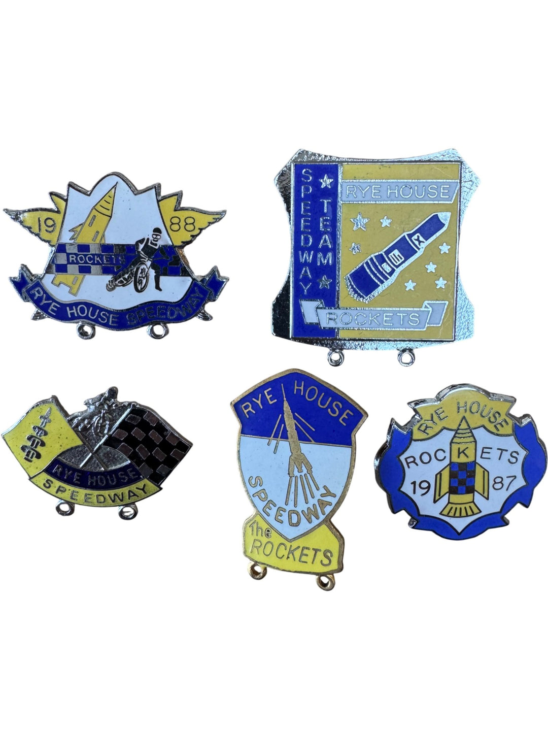 Rye House Speedway Rockets Badges