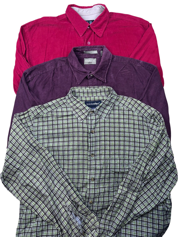 10 Piece Corduroy Shirts Bundle