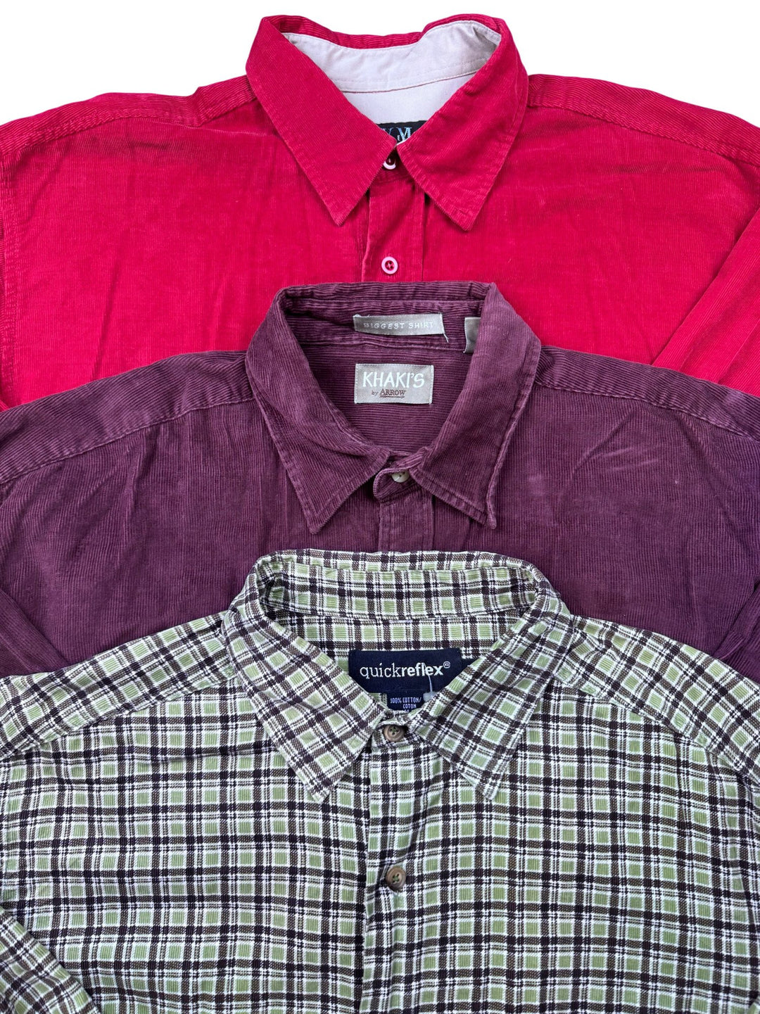 10 Piece Corduroy Shirts Bundle