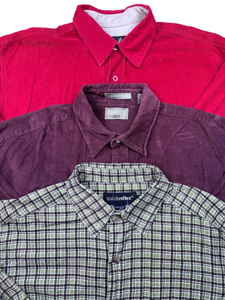 10 Piece Corduroy Shirts Bundle
