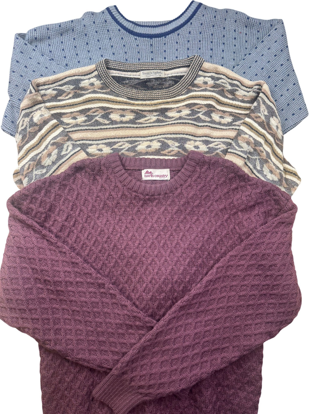 10 Piece Patterned Sweatshirts Bundle
