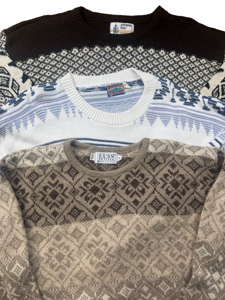 10 Piece Patterned Sweatshirts Bundle