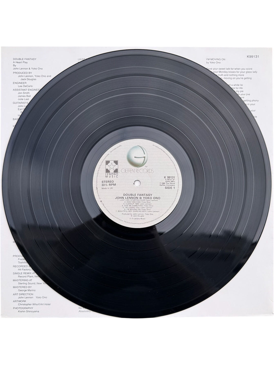 Double Fantasy Vinyl Record- Very Good