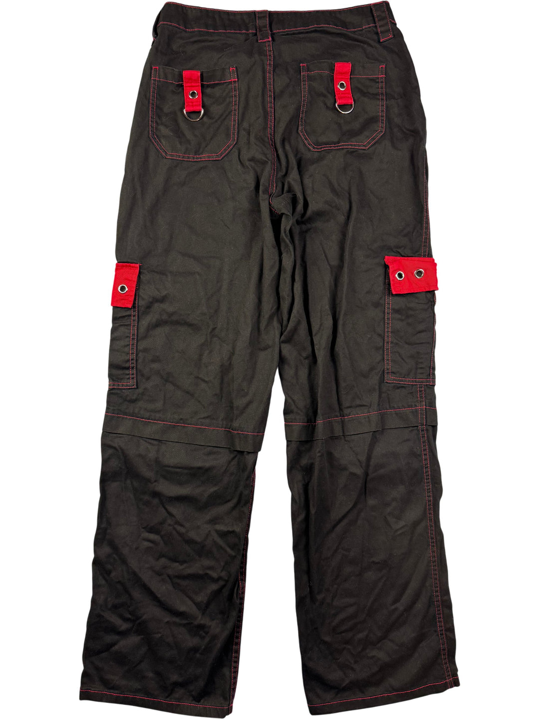 Hot Topic Black Pants with Red Accents - S