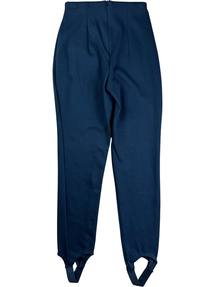 St Michael Black Stirrup Pants - W25-28