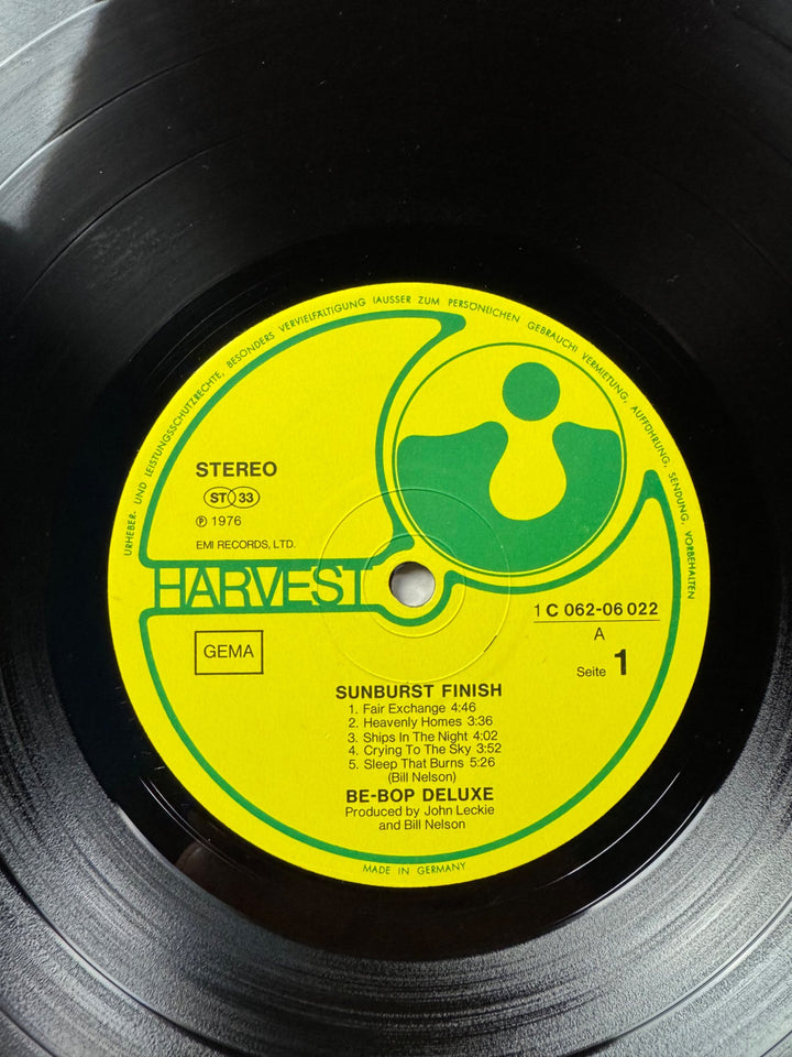 Be-Bop Deluxe Sunburst Finish Vinyl - Very Good