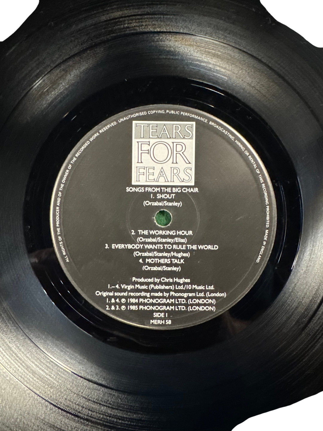 Tears For Fears Songs From The Big Chair Vinyl - Think Vintage
