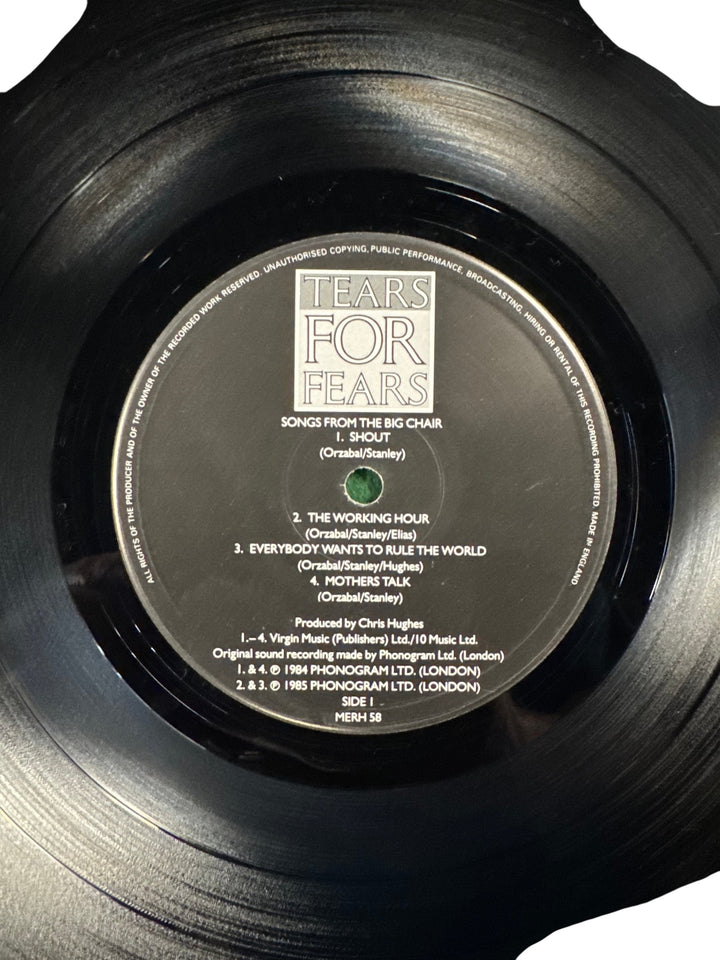 Tears For Fears Songs From The Big Chair Vinyl - Think Vintage