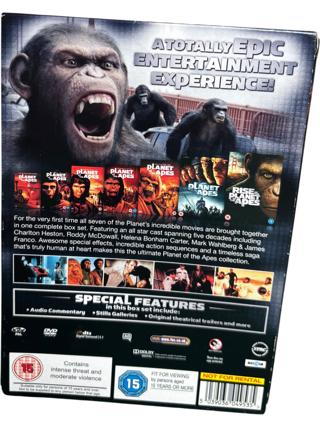 Planet Of The Apes Evolution Collection All 7 Movies DVD Box Set - Think Vintage