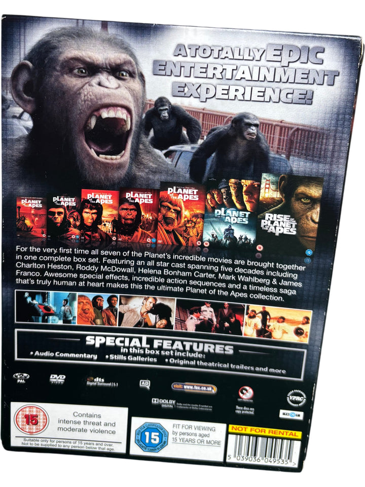 Planet Of The Apes Evolution Collection All 7 Movies DVD Box Set - Think Vintage