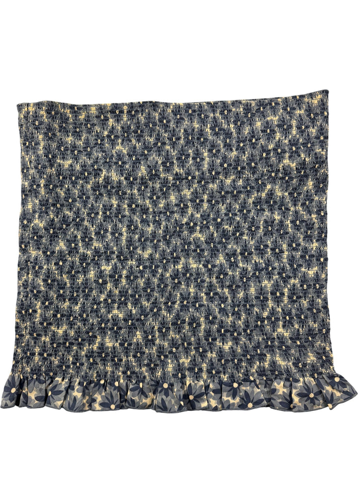 DKNY Blue Floral Silk Skirt - W30-36