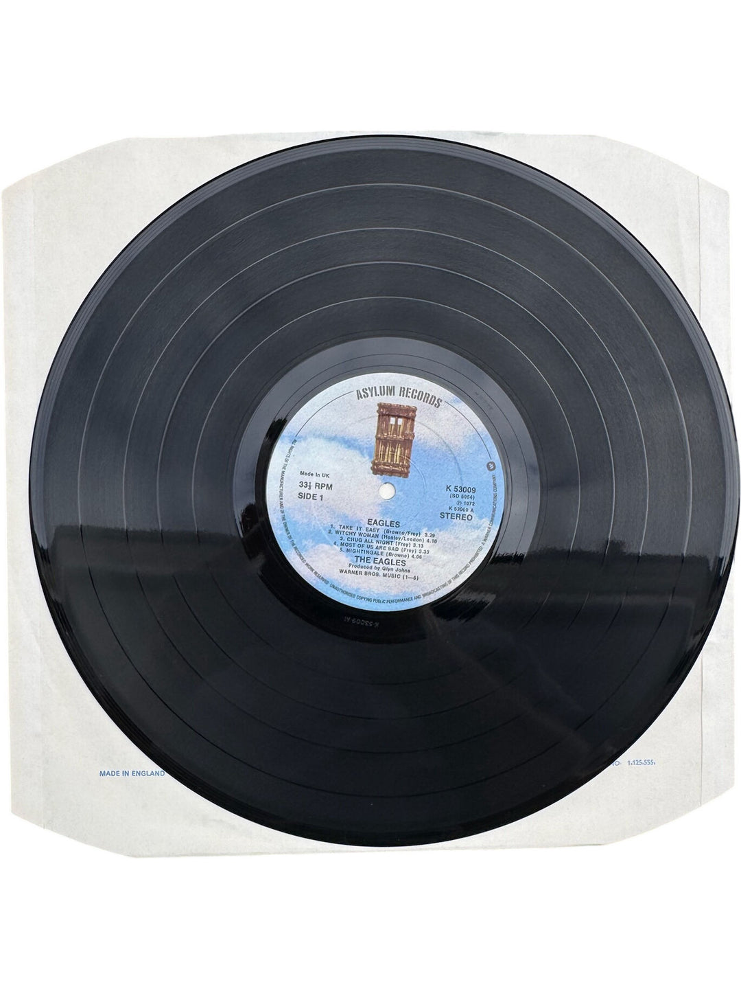 1972 Eagles Debut Album Vinyl- Very Good