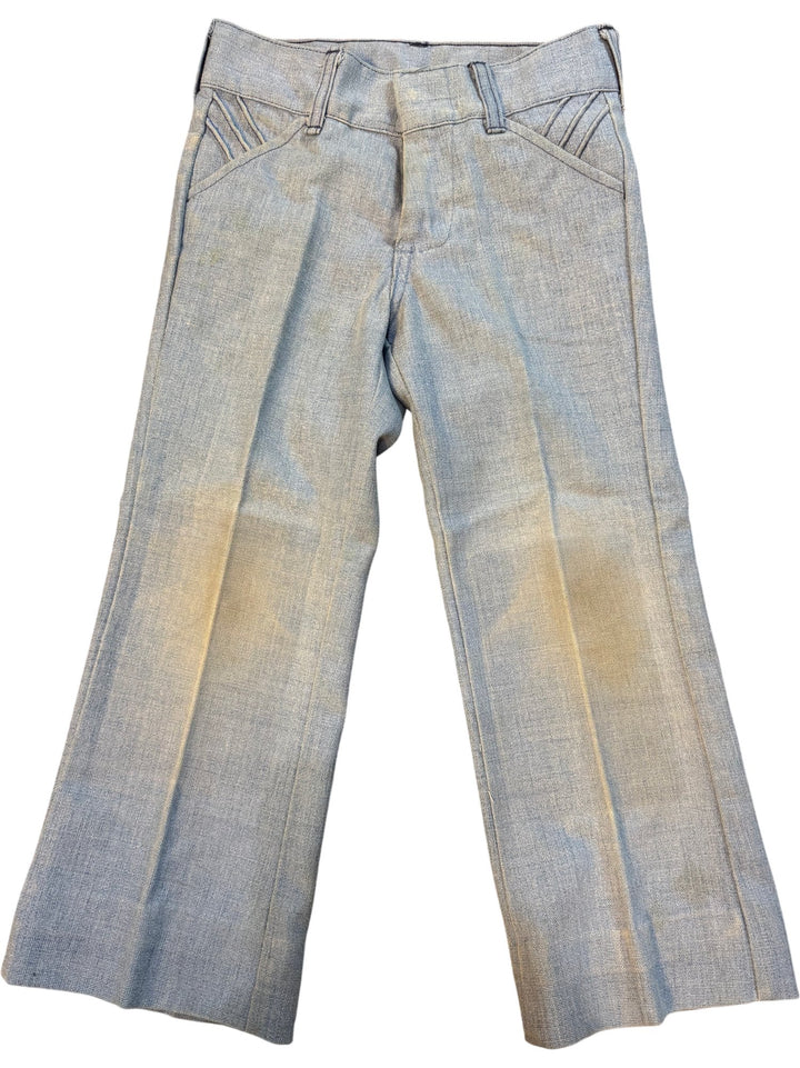 1970s Rough Housers Light Blue Flared Jeans - Age 7/8