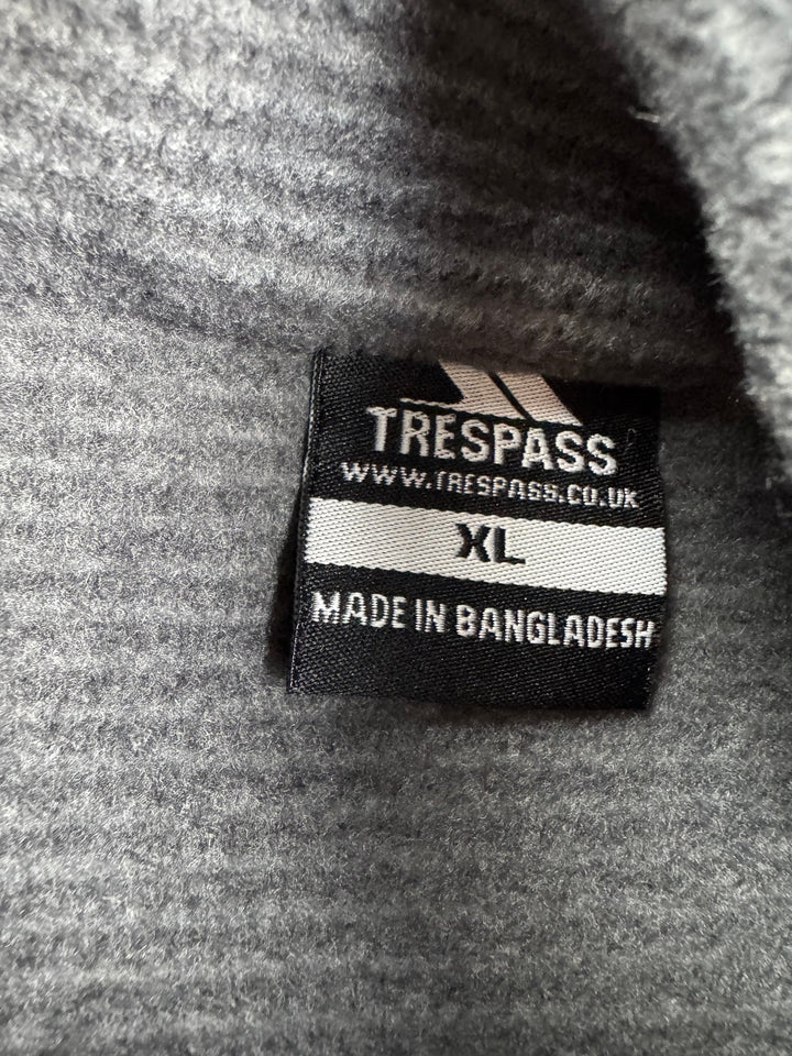 Trespass Grey Full Zip Fleece Jacket - XL