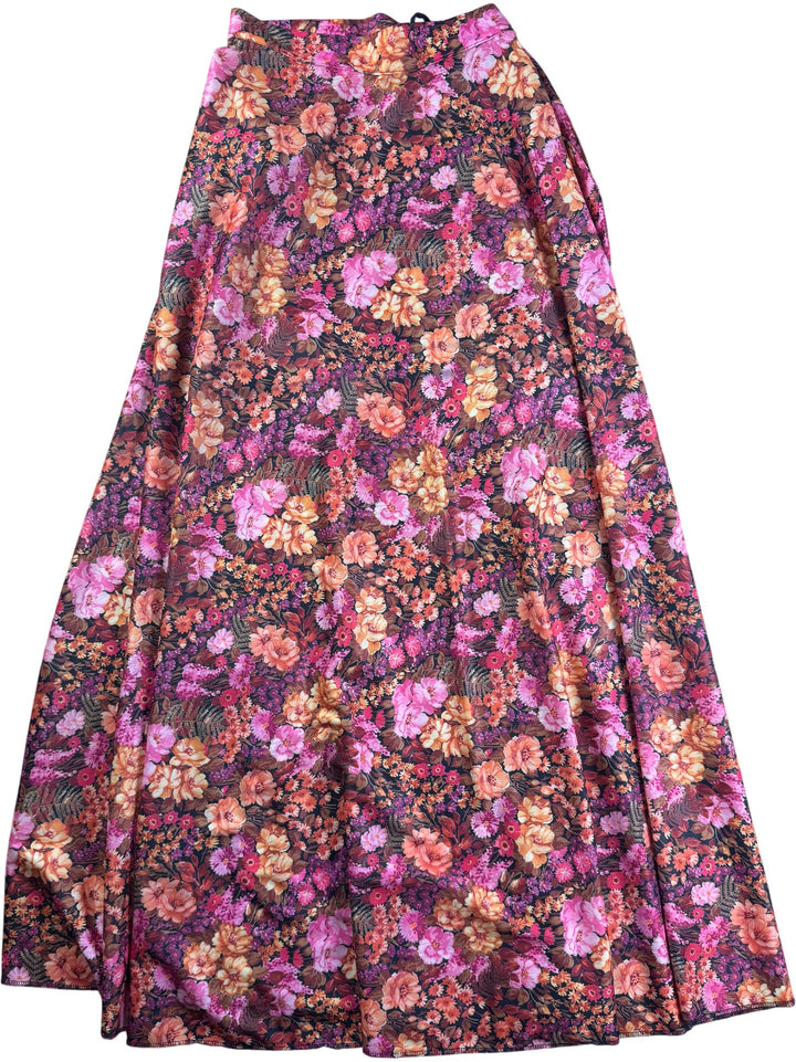 Floral A-Line Maxi Skirt - W26