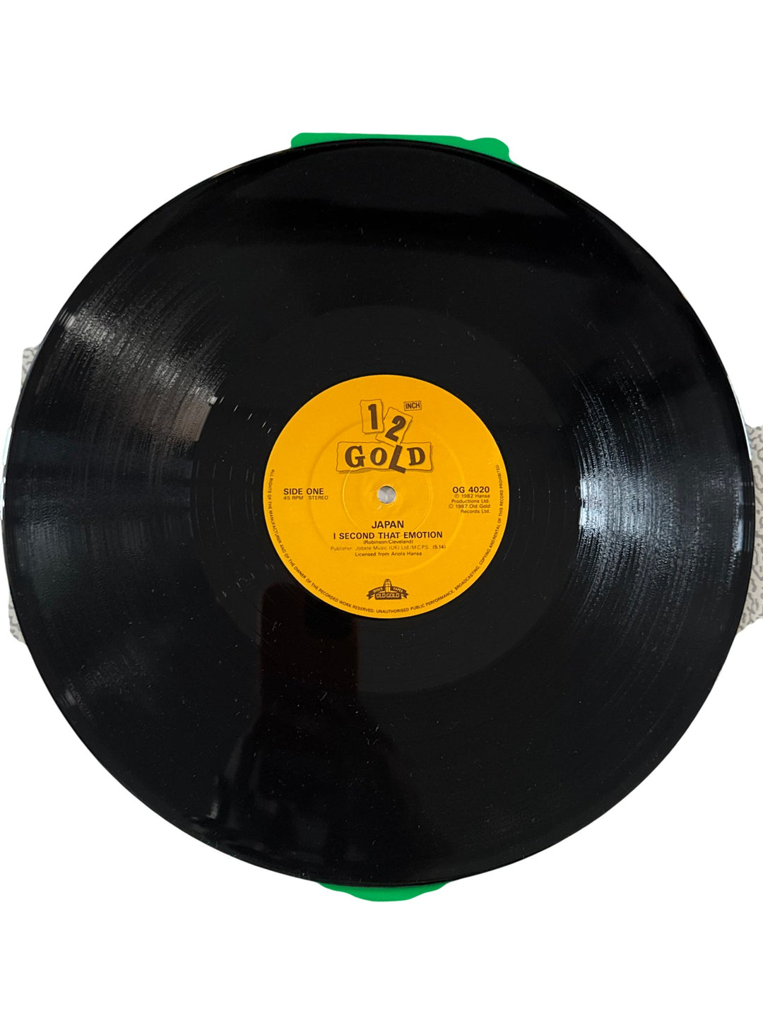 12 Inch Gold Vinyl Single by Japan - NM/Mint - Think Vintage ltd