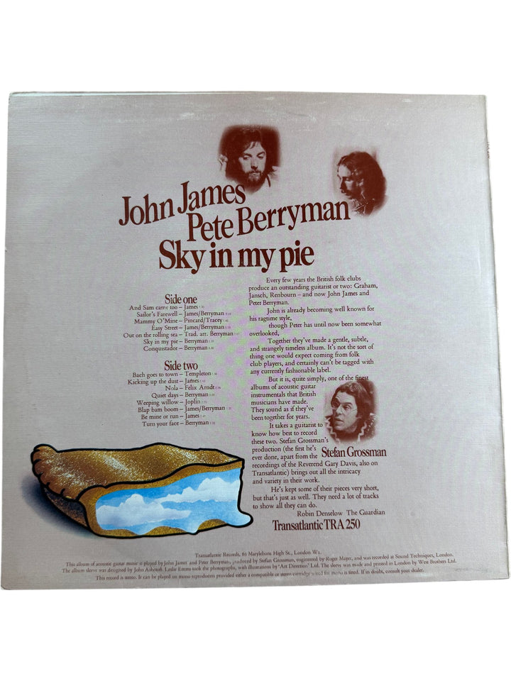 John James Pete Berryman Sky In My Pie Vinyl - Very Good