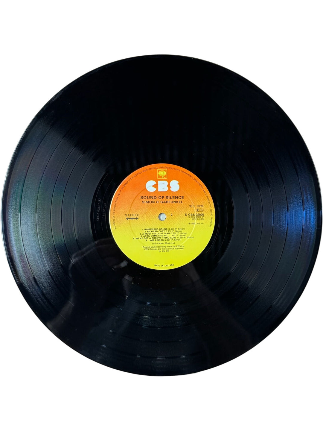 Simon & Garfunkel Sounds of Silence Vinyl - Very Good