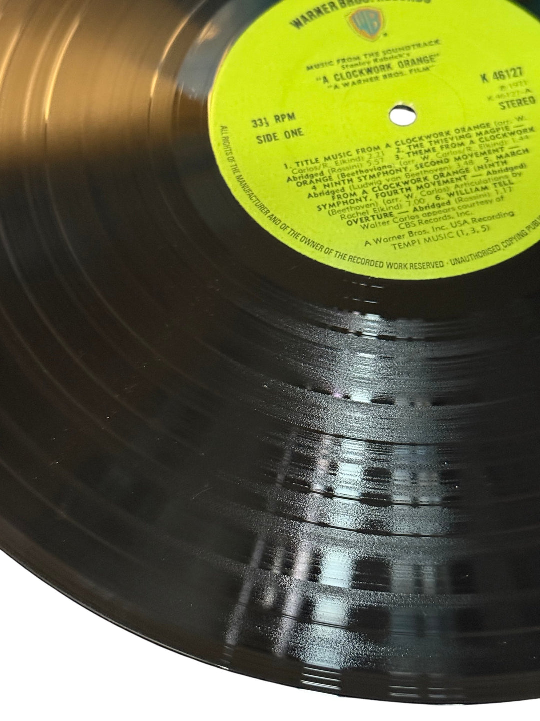 Stanley Kubrick's A Clockwork Orange Soundtrack Vinyl - Think Vintage