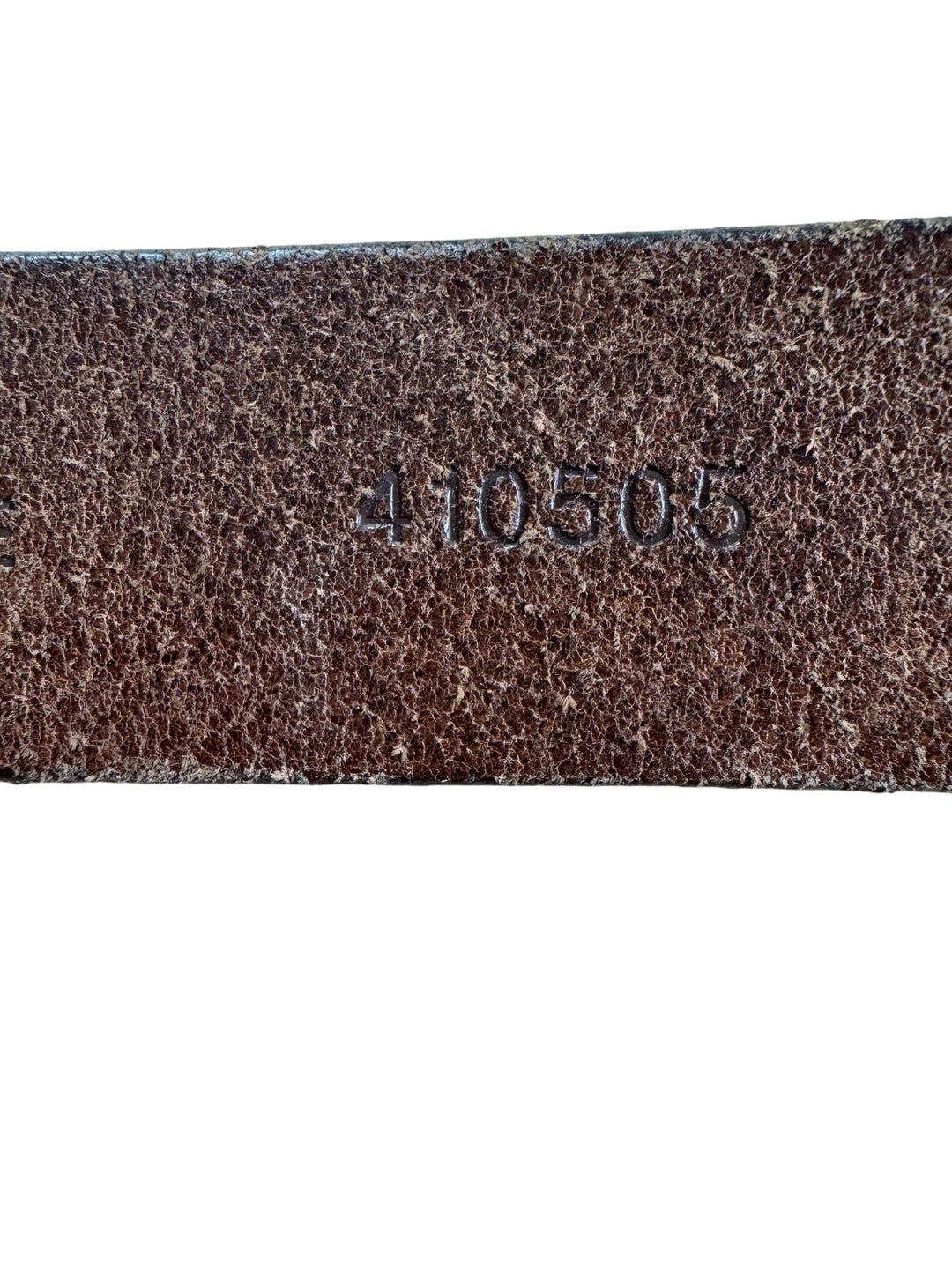 Calvin Klein Brown Leather Belt with Metal Logo Buckle - W24-29