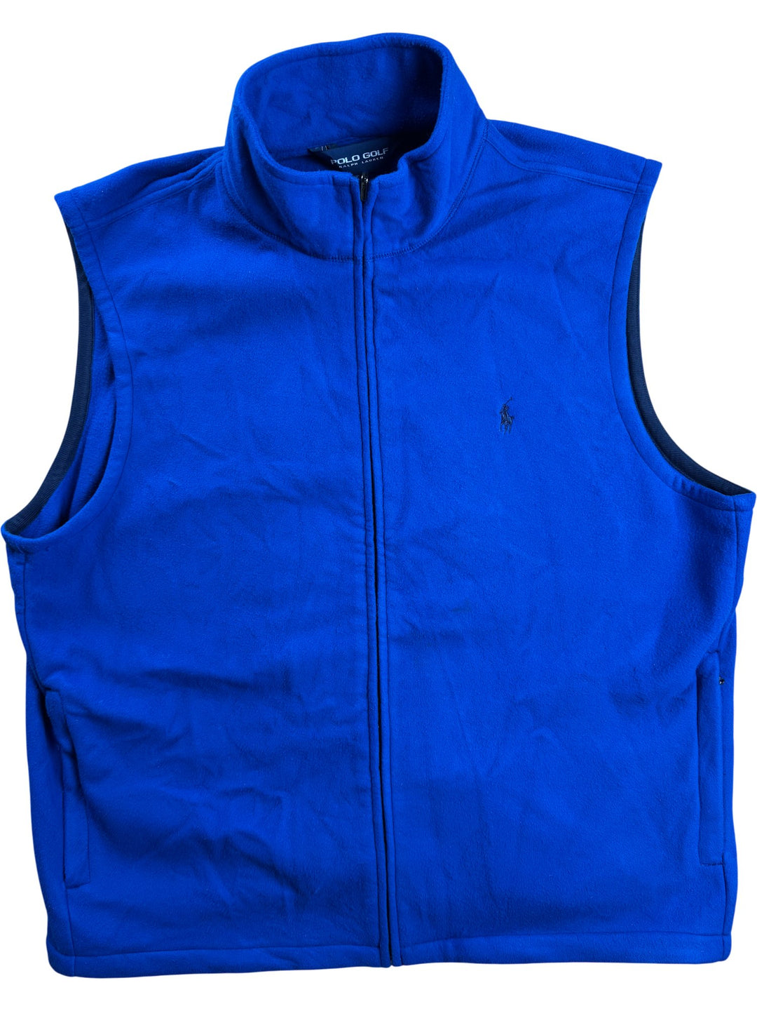 Ralph Lauren Blue Fleece Vest - XL
