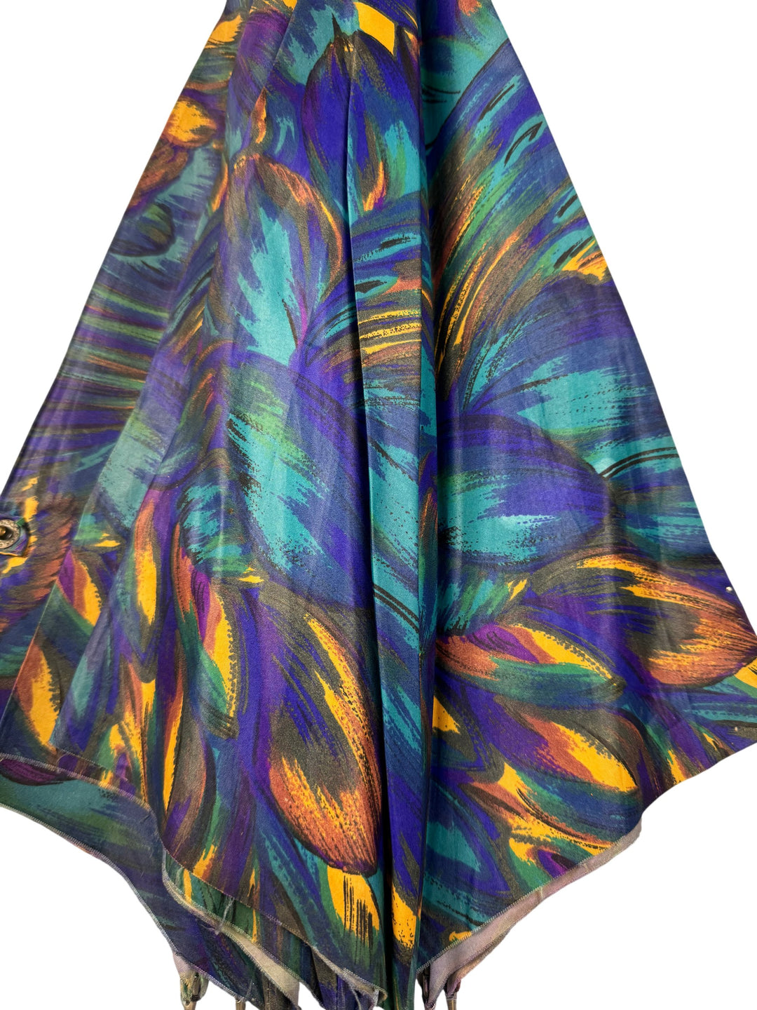 Pierre Balmain Colourful Patterned Parasol - Think Vintage