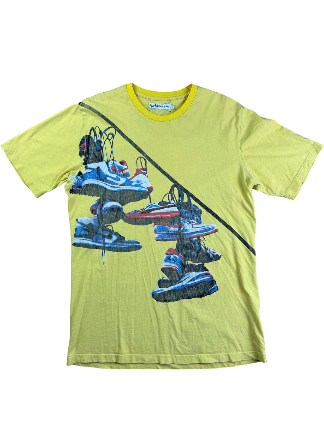 Joe The Taxi Driver Yellow Graphic T-Shirt