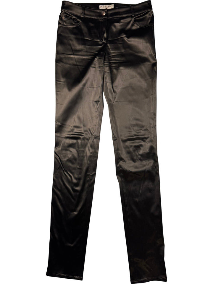 Christian Dior Black Straight Leg Trousers - W31