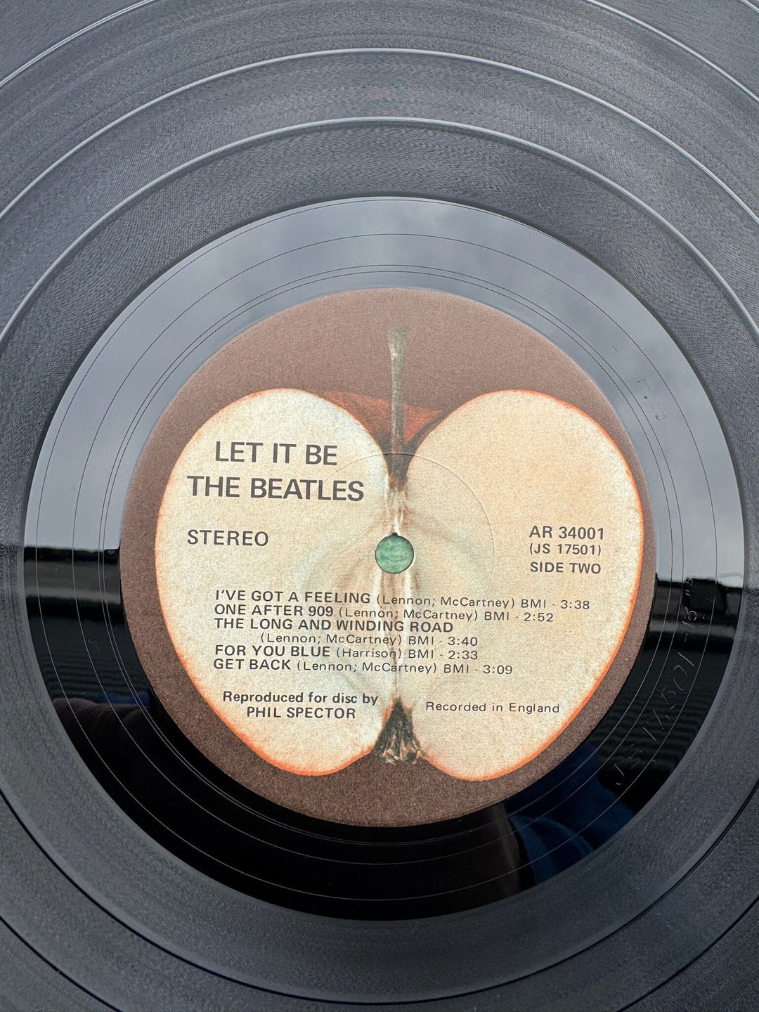 Beatles Let It Be Vinyl Record- Very Good