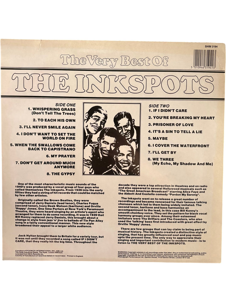 The Ink Spots 'The Very Best Of' Vinyl Record - Fair