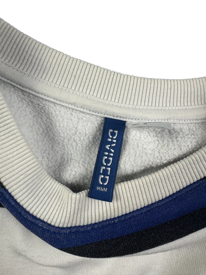 Harlem City Striped Sweatshirt - XL - Think Vintage