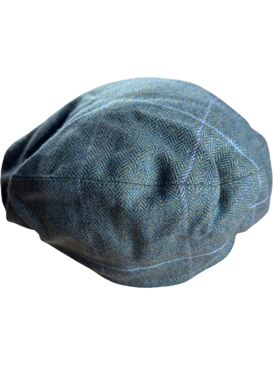 House Of Bruar Gray Checkered Flat Cap