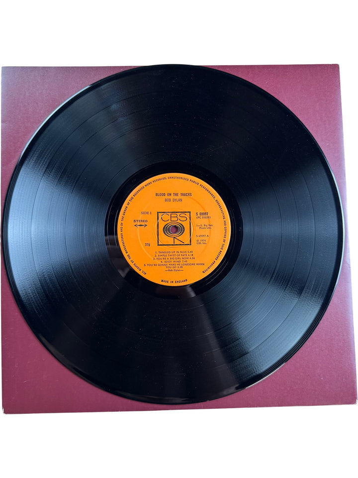 Bob Dylan Blood On The Tracks Vinyl - Very Good