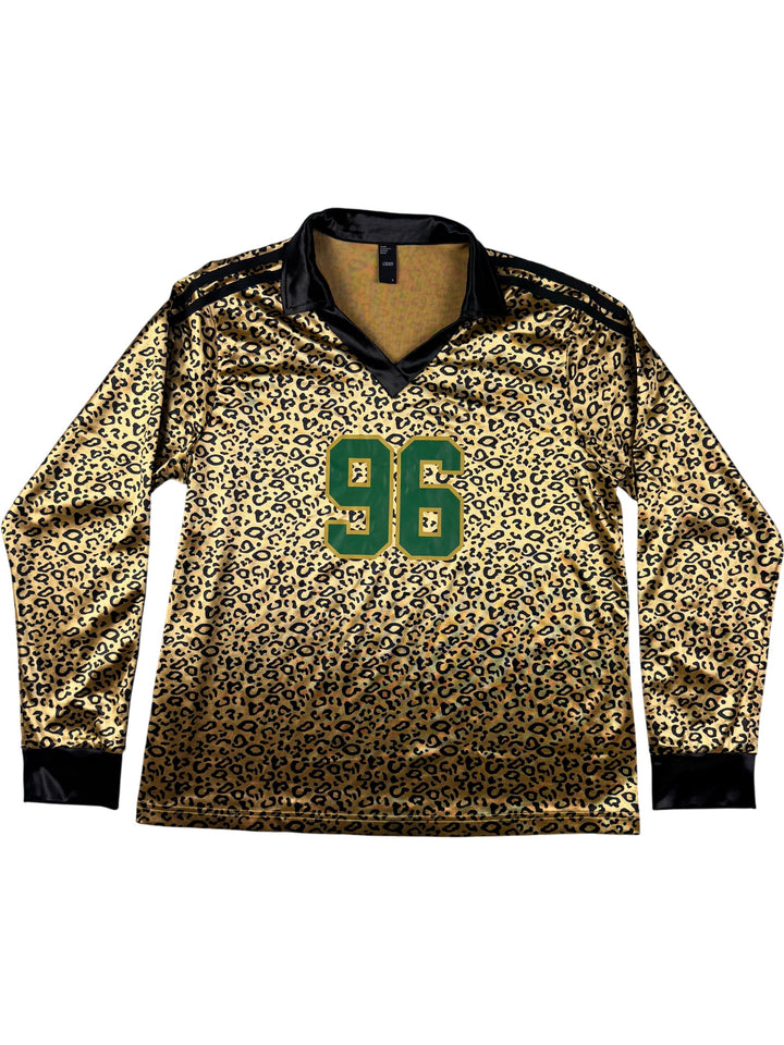 Cider Leopard Print Long Sleeved Shirt - S