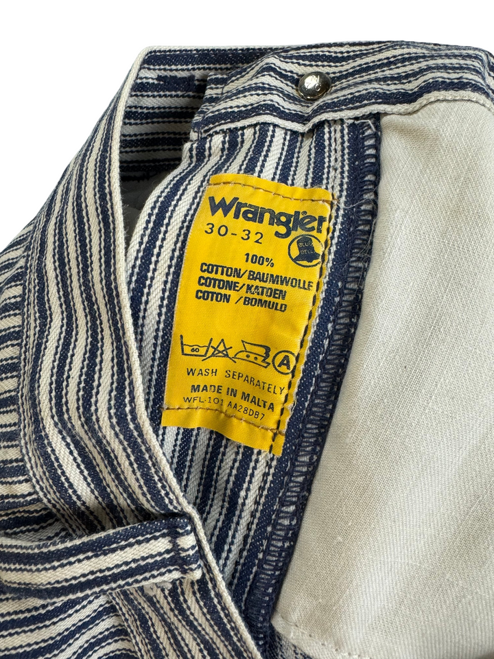 Wrangler Striped Straight Leg Jeans - Think Vintage