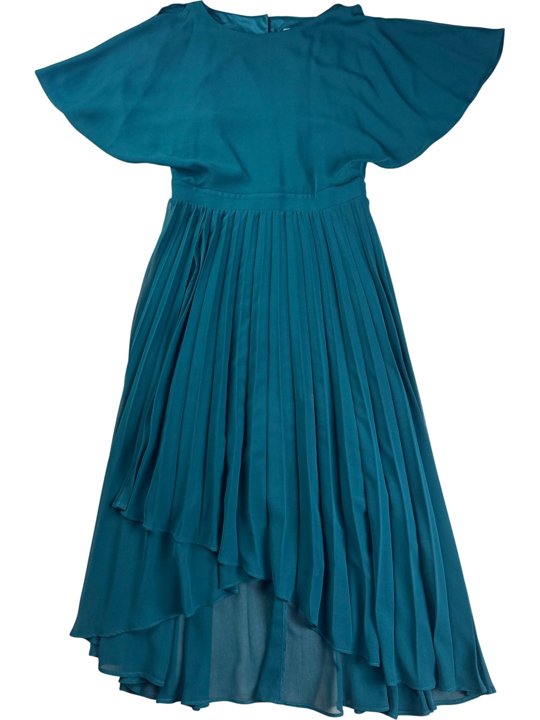 Coast Forest Green Pleated Dress - S