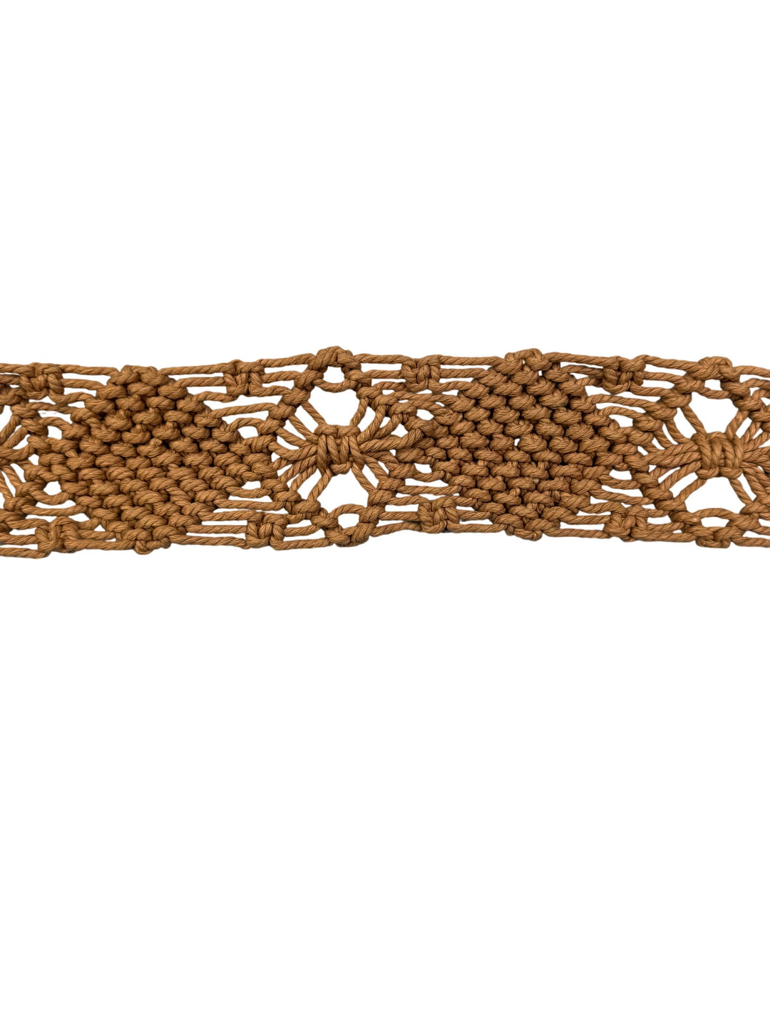 Woven Tie Belt - M - Think Vintage