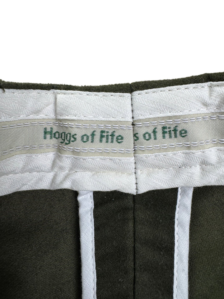 Hoggs Of Fife Green Cotton Trousers - W35