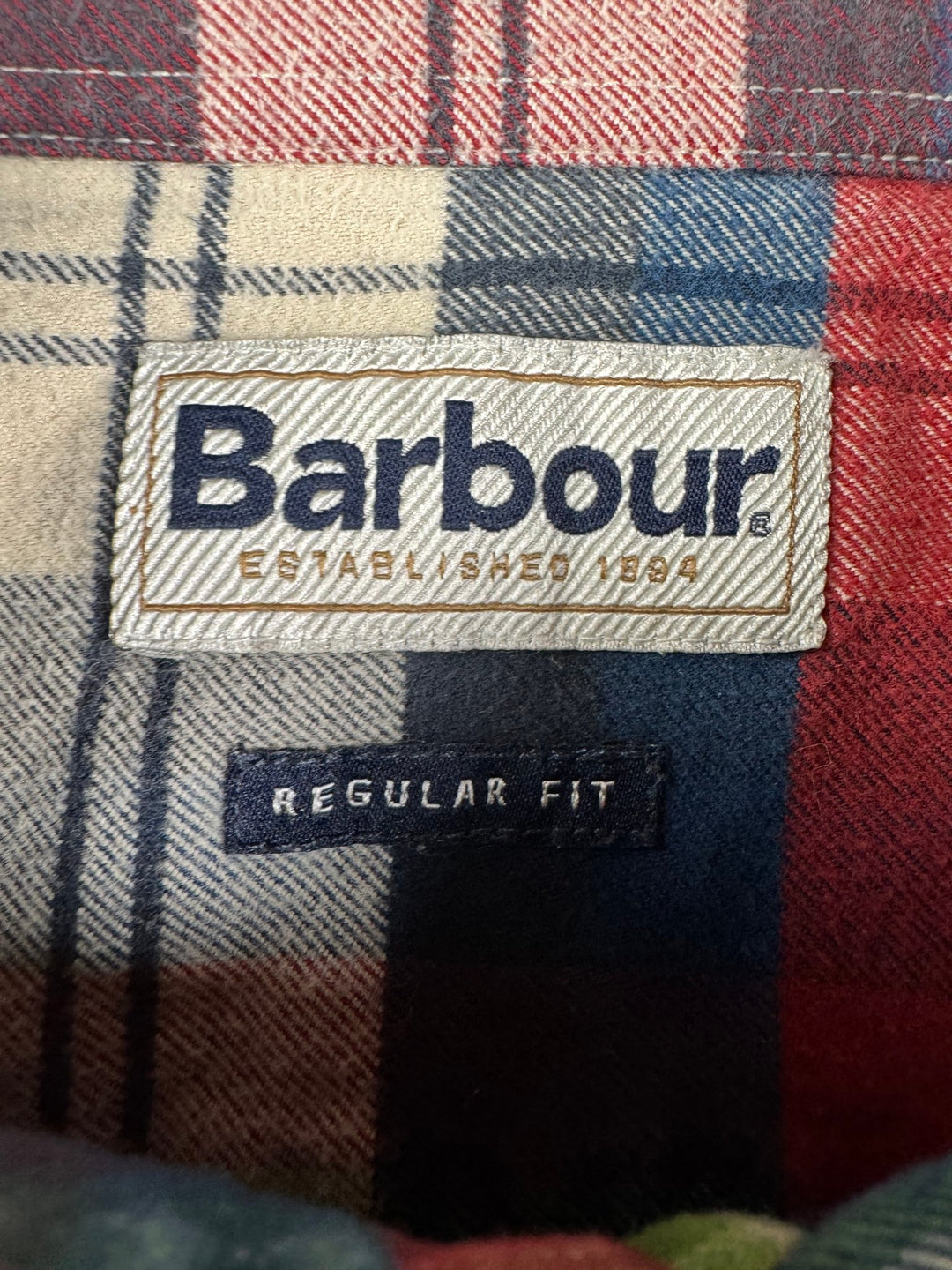 Barbour Plaid Cotton Shirt
