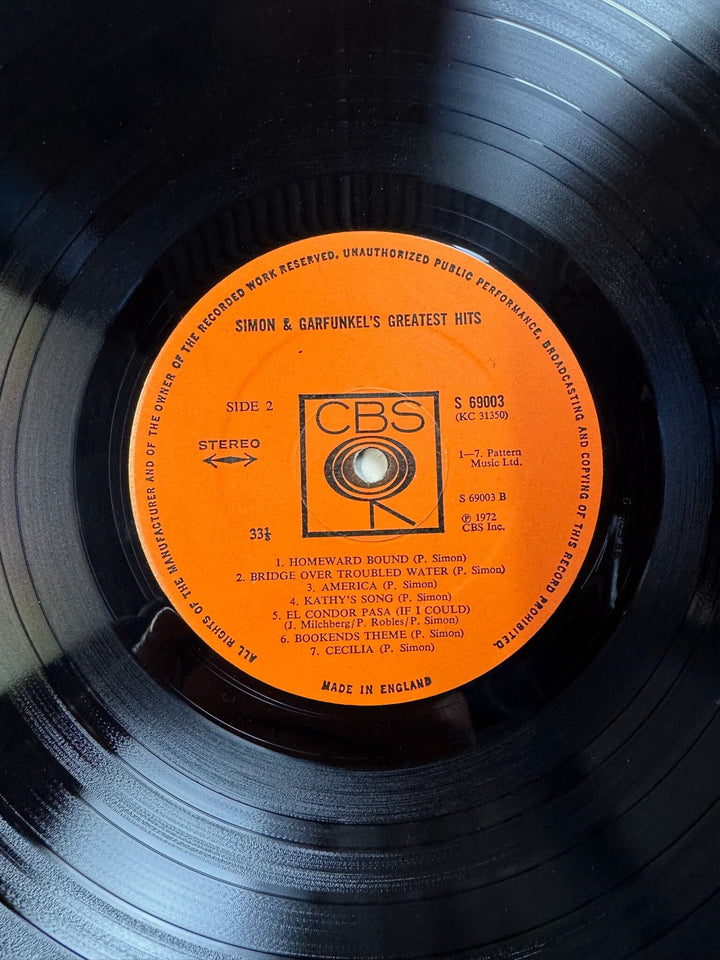 Simon & Garfunkel'S Greatest Hits Vinyl Record - Very Good