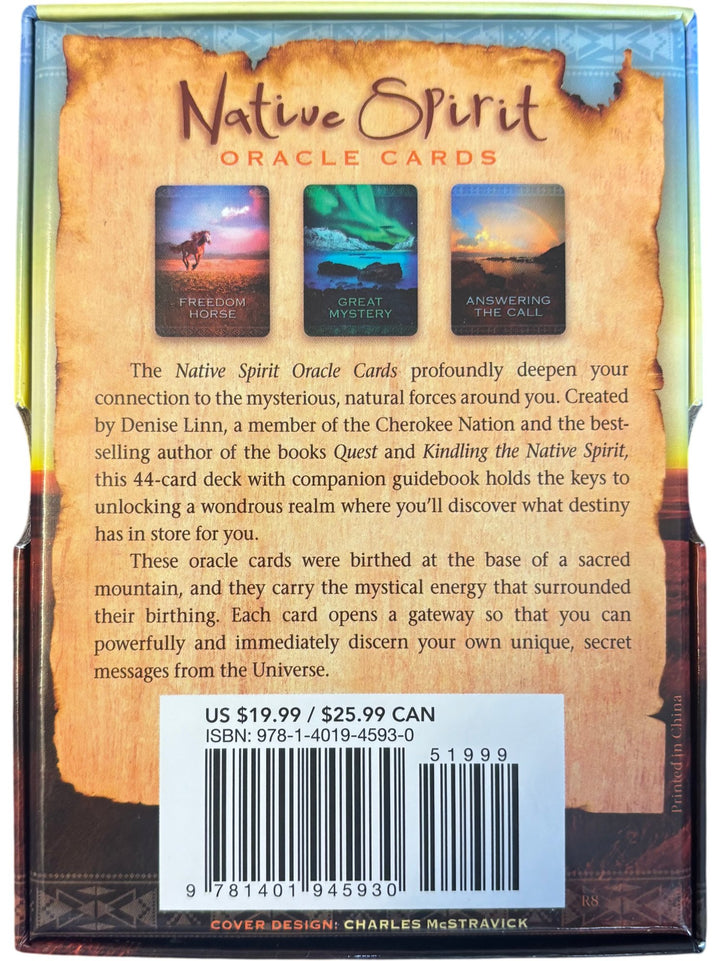 Native Spirit Oracle Cards 44-Card Deck