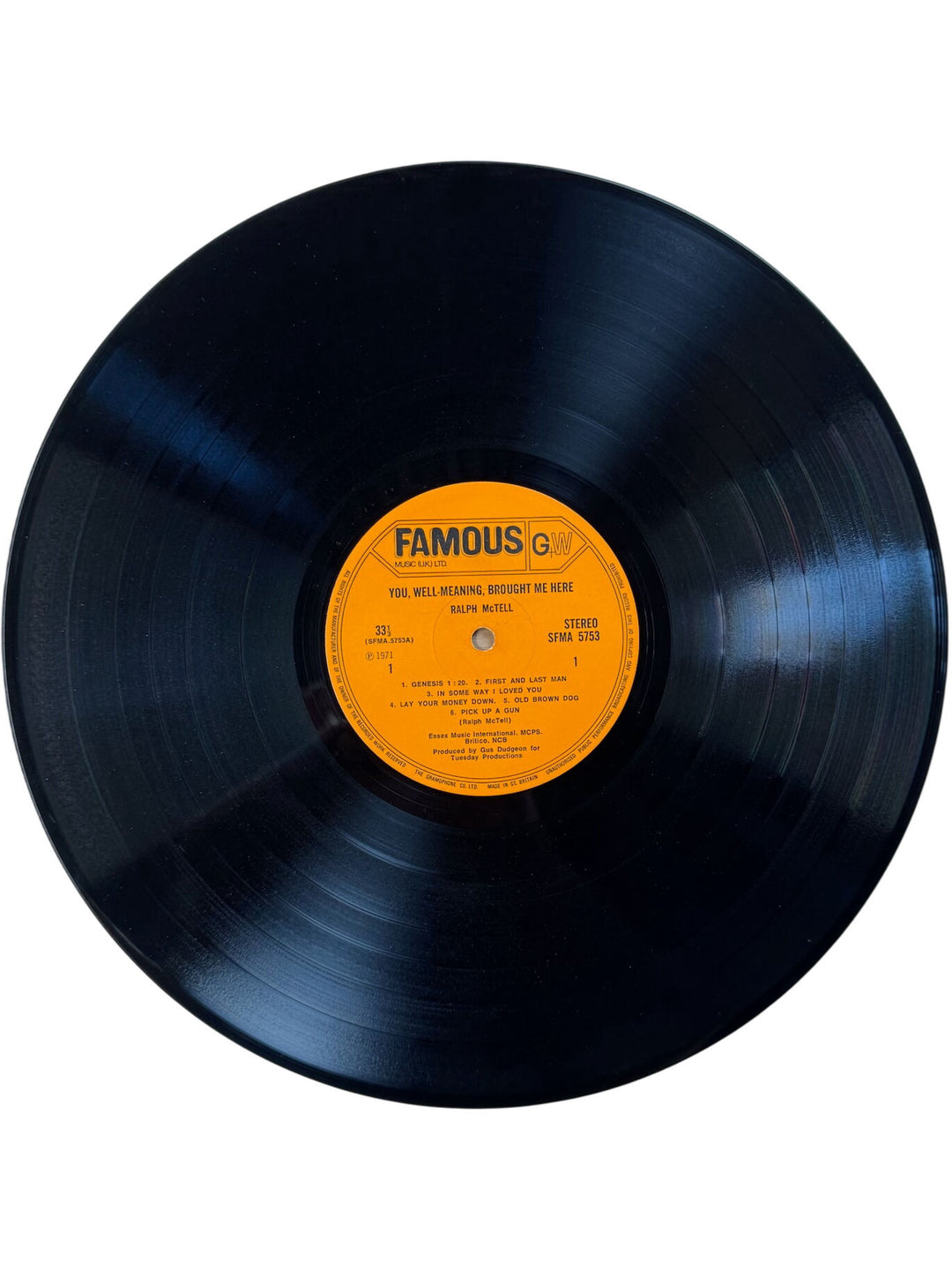 Ralph McTell You Well-Meaning Brought Me Here Vinyl - Good