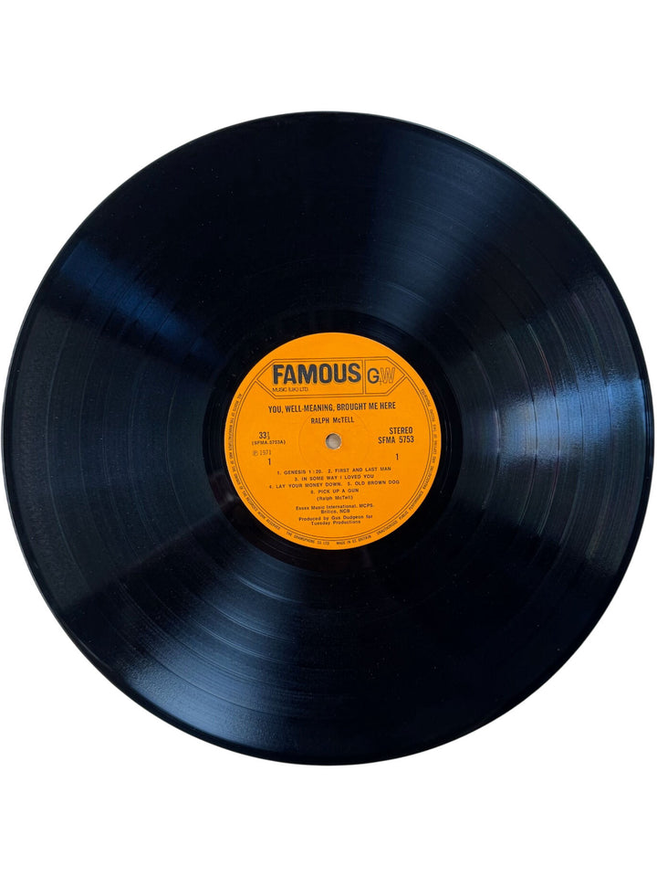 Ralph McTell You Well-Meaning Brought Me Here Vinyl - Good