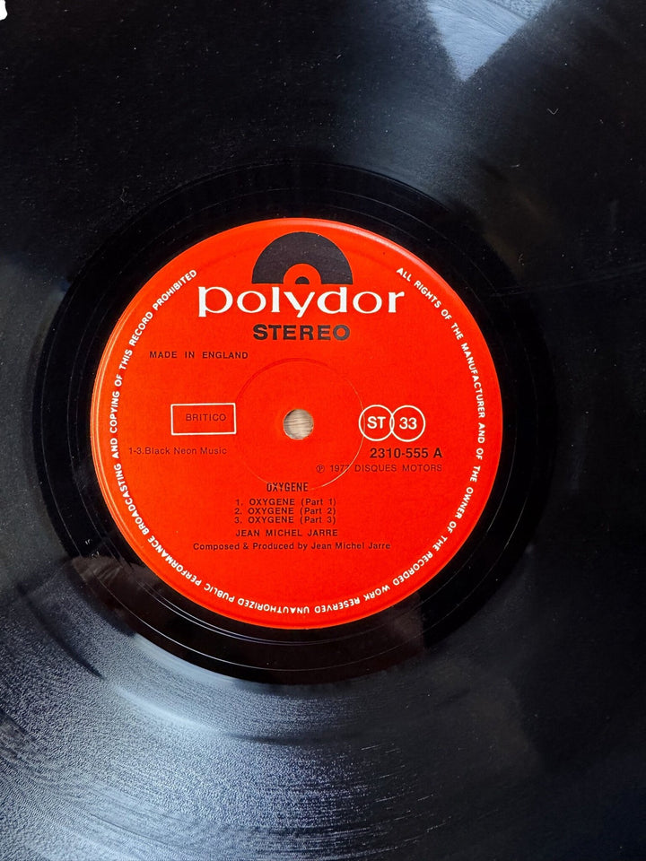 Jean Michel Jarre Oxygene Vinyl Record - Very Good