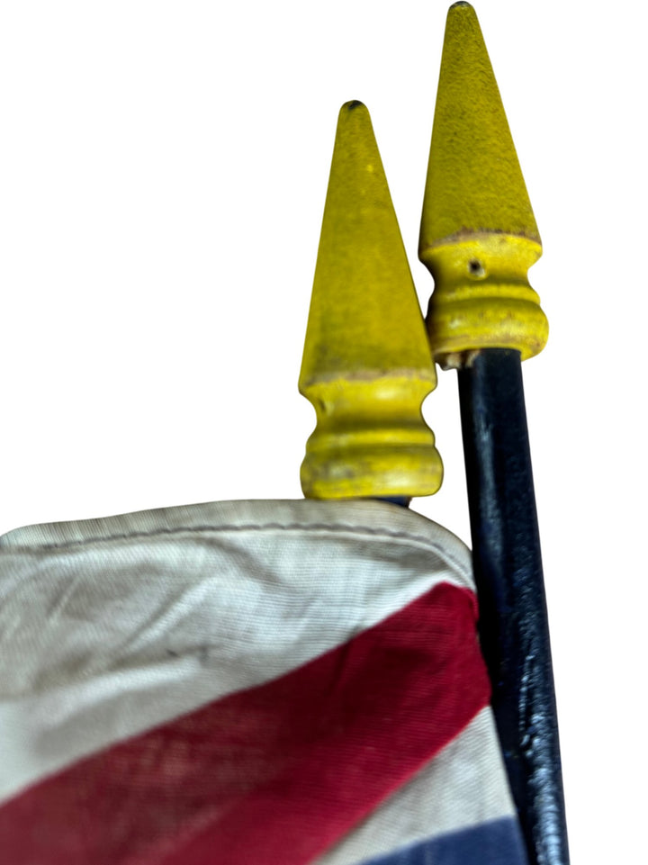 Union Jack Flag With Wooden Pole