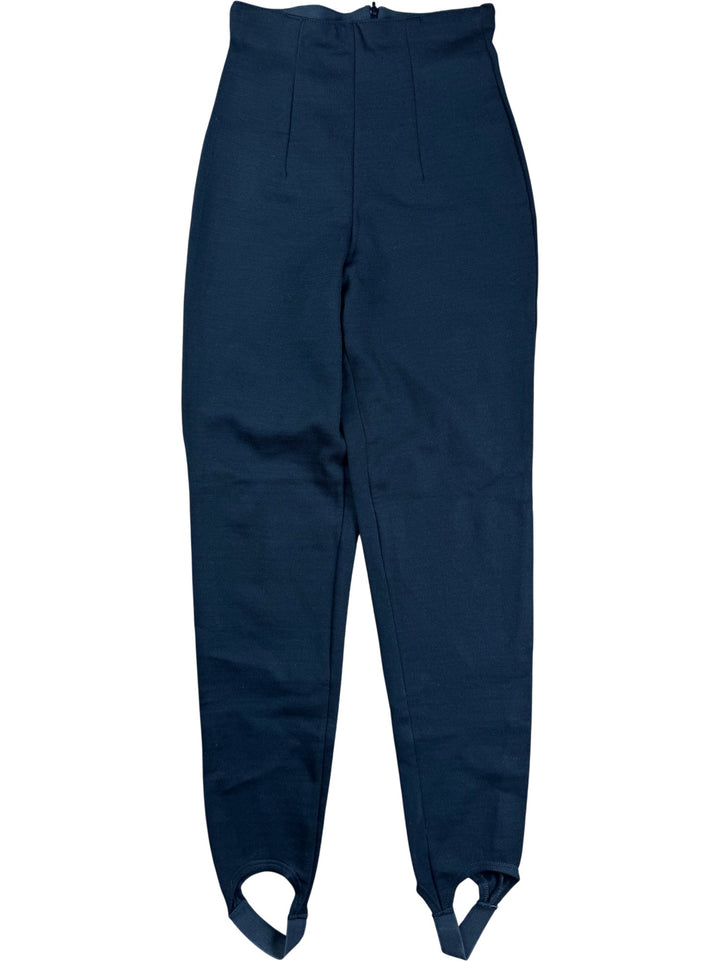 St Michael Black Stirrup Leggings - W24-28