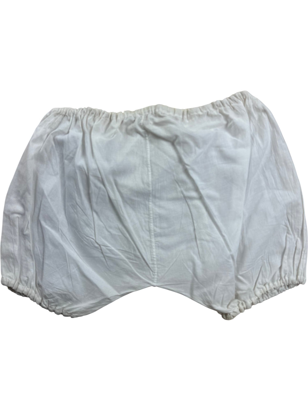 1920's White Elastic Waist cotton Bloomers - W22-32 - Think Vintage ltd