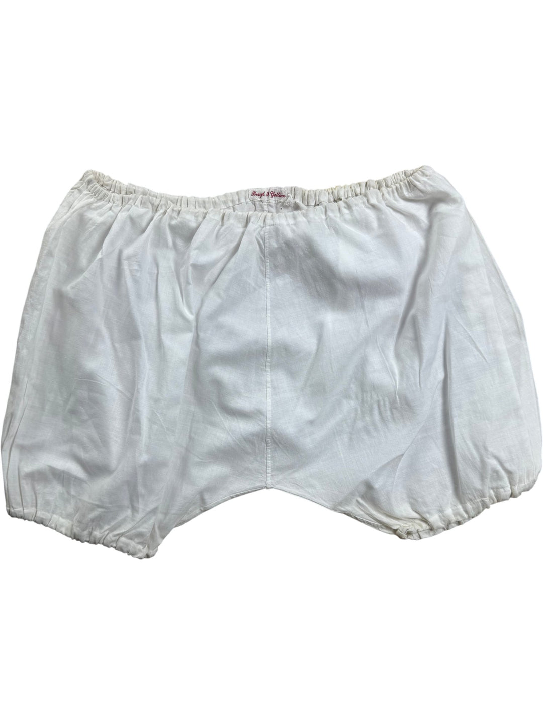 1920's White Elastic Waist cotton Bloomers - W22-32 - Think Vintage ltd