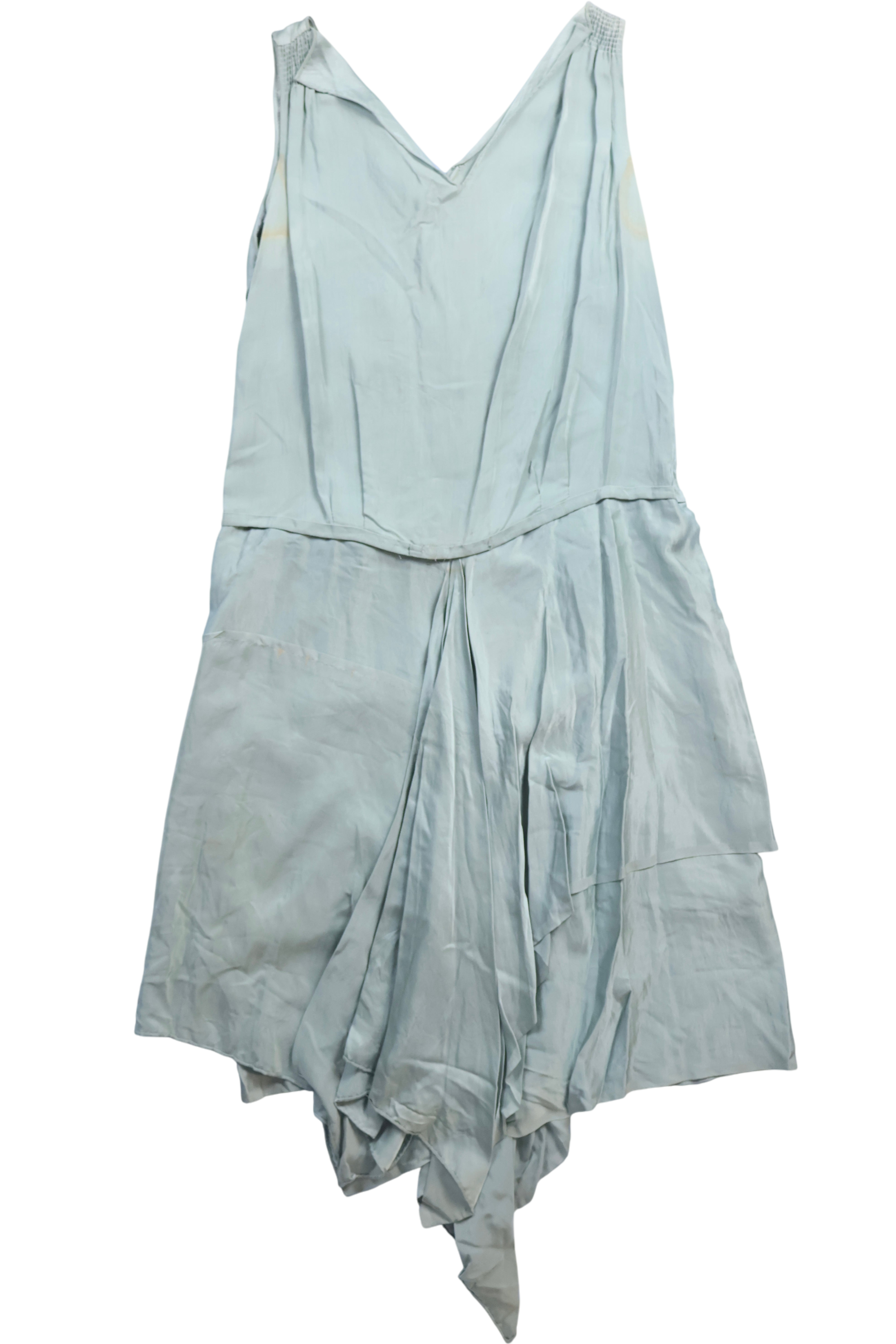1920s Satin Flapper Dress - S - Think Vintage
