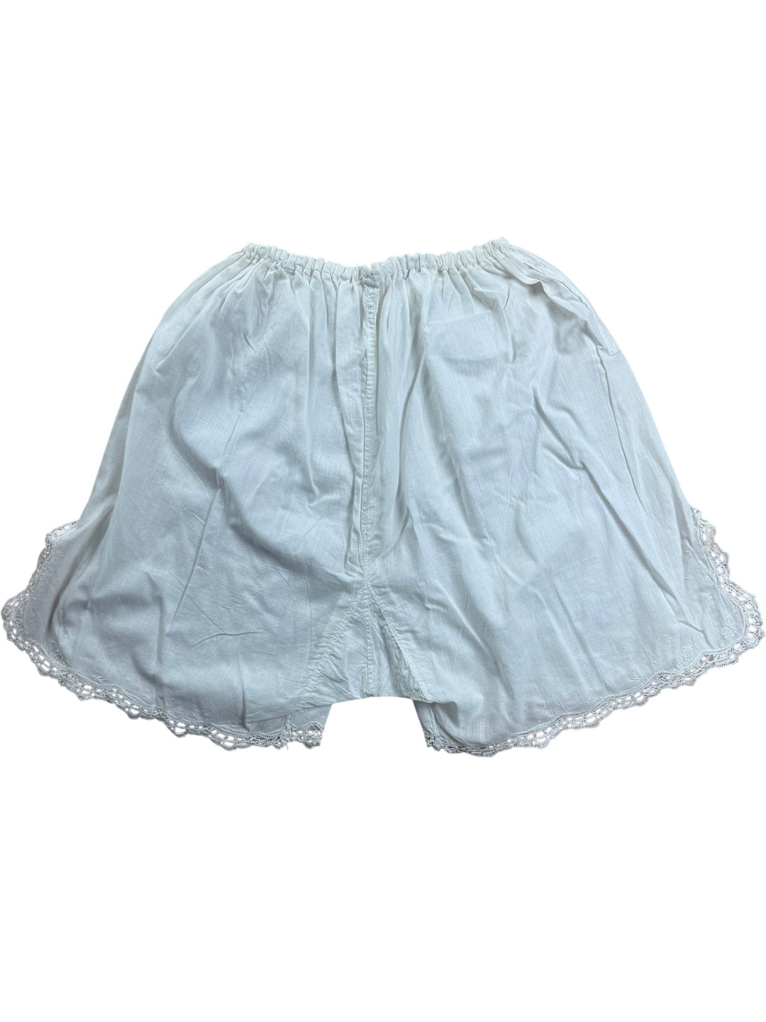 1930's White Lace Trimmed Pettipants - W22-37 - Think Vintage ltd